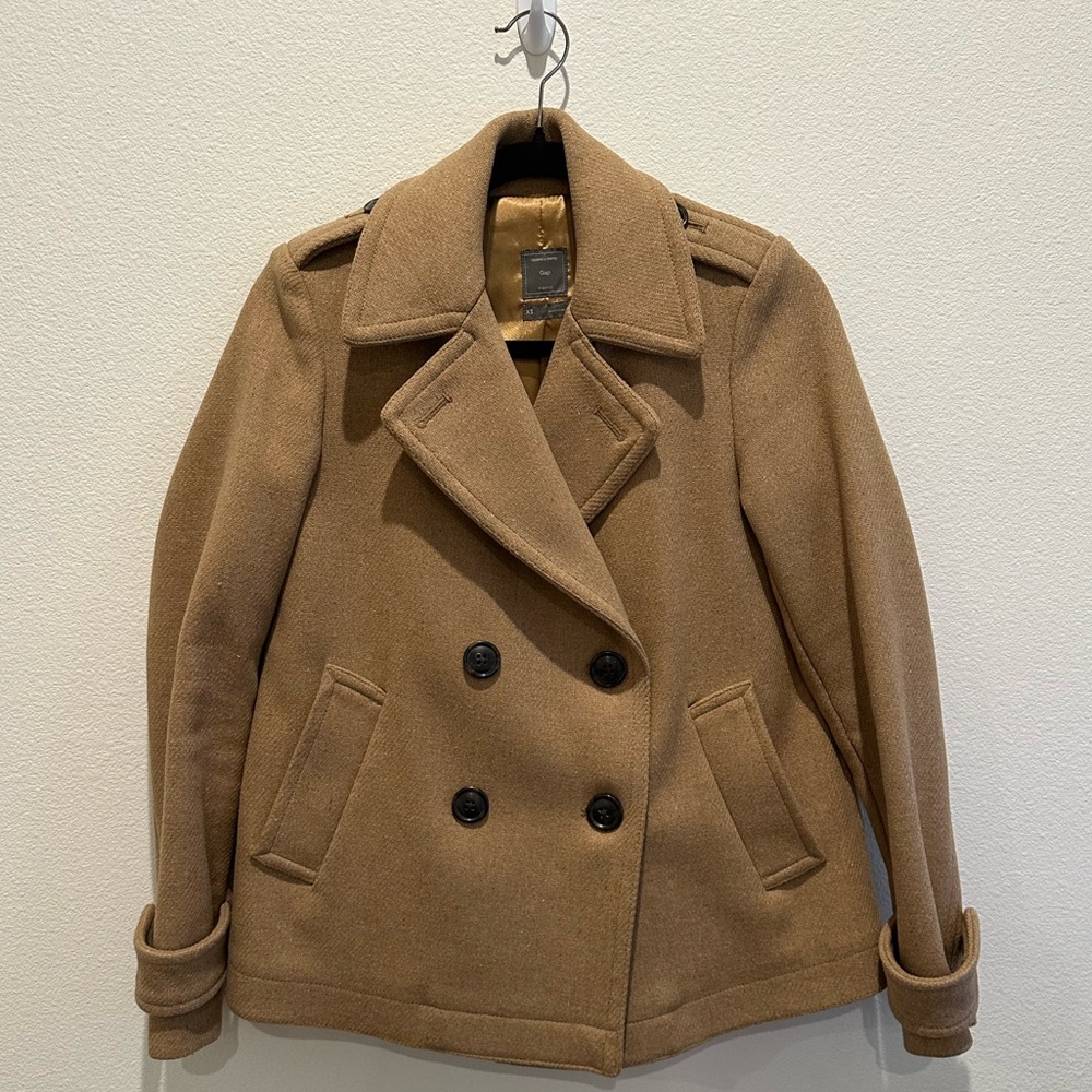 Gap Italian wool blend swing coat XS